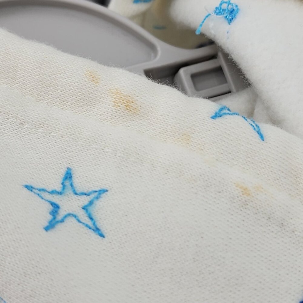 Disney Stitch All Over Embroidered Cream Zip-Up Hoodie Womens XL - Picture 7 of 8